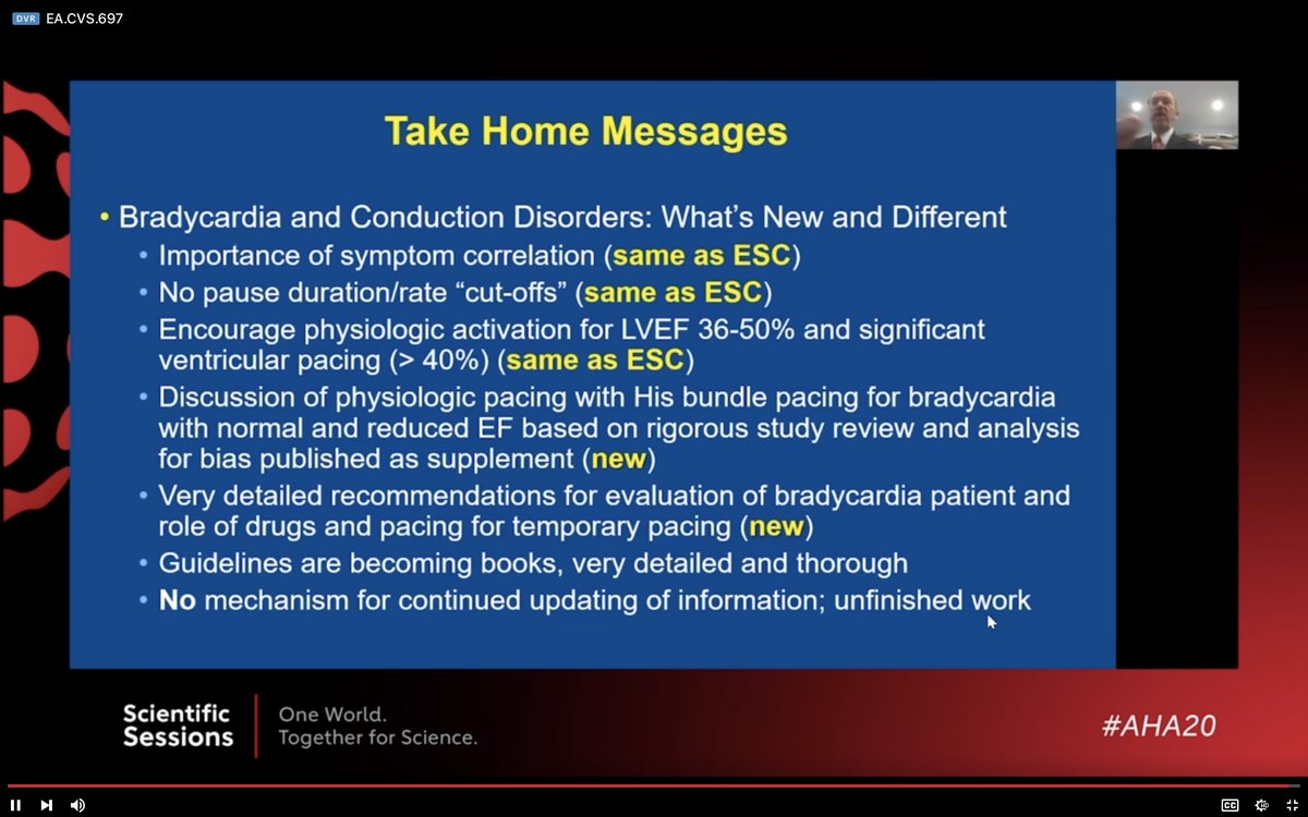 EugenioCingolan's tweet photo. #CRM Guidelines #PhysiologicPacing 
@KennethEllenbo1 @AHAMeetings #AHA20 https://t.co/mIreeiPQ8P