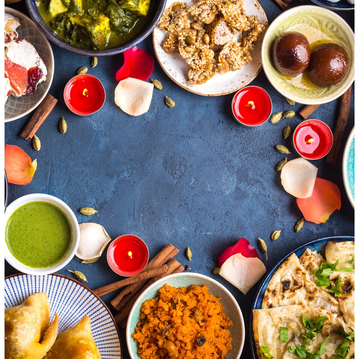 MandirasKitchen's tweet photo. It was Diwali this weekend but weβre still celebrating with our Diwali special Weekend thali - a vegetarian feast based on some family favourites.If youβd like to order one or more platters then here is the link https://t.co/g3gm0bshhg - #vegetarianfeast #vegan #curatedmenu https://t.co/Kik7hs85FN