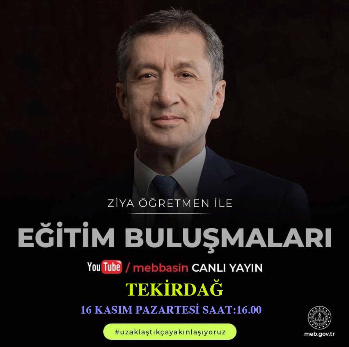 EmlakErgene's tweet photo. Tekirdağ ZİYA ÖĞRETMEN ile Buluştu Youtube mebbasin de Canlı Yayınlanan buluşma öğretmenlerimiz tarafından da büyük ilgiyle izlendi.Bu Buluşmada Okulumuzu Temsil eden Öğretmenlerimiz Ümran AKINER ve Nurgül GÜNGÖR'ü tebrik ederiz.
@tcmeb @ziyaselcuk @ersanulusan @csarili @hete61 https://t.co/3bN5hI9tkZ