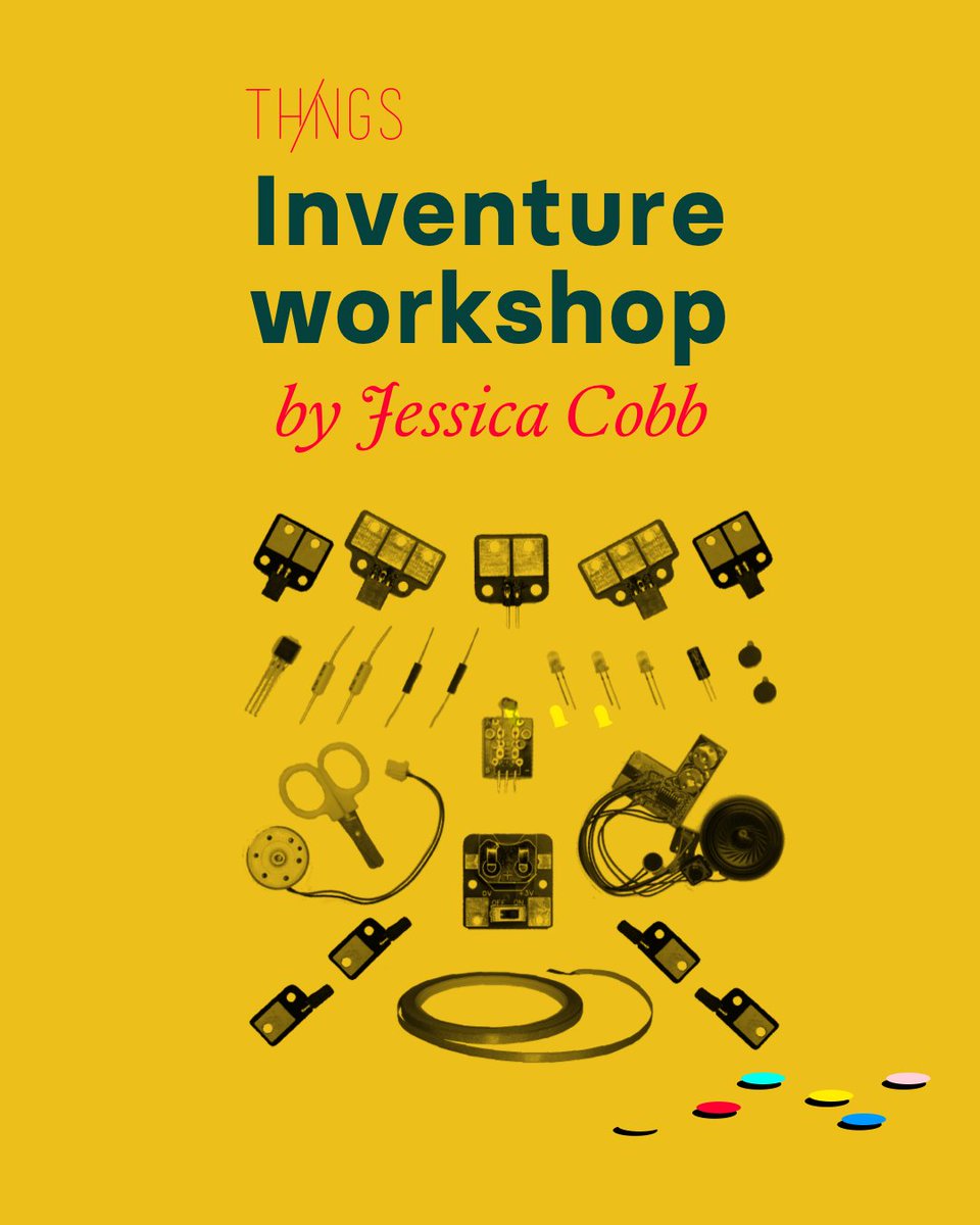 thingscon's tweet photo. Sign up for #GoodThingsFest Inventure Workshop by @MissionCtrlLAB’s Jessica Cobb - During this hands on  workshop you will create flexible circuits with sound, movement and light for walls, wearables, and objects. More info and sign up: https://t.co/pAN9Vtu2iw https://t.co/dvGPDI18ga