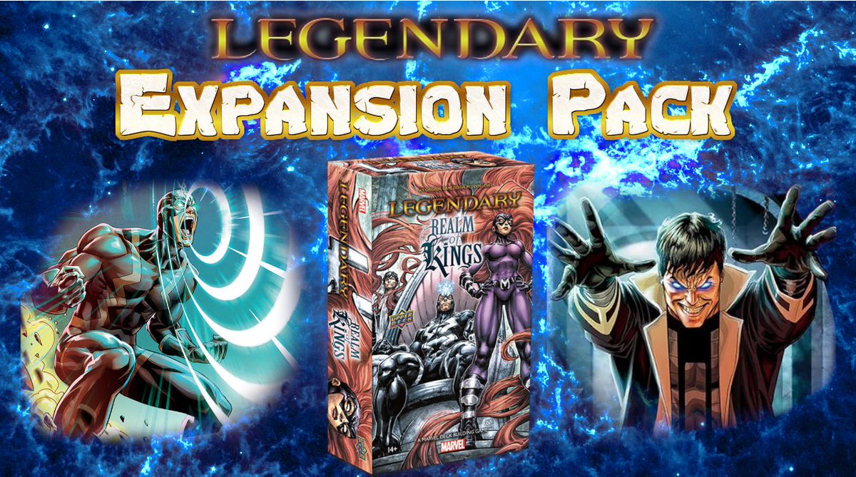 BageltopGames's tweet photo. New #ExpansionPack video, featuring the most recent #LegendaryMarvel expansion, #RealmOfKings! See it in action here: https://t.co/aKAk1WLhPA https://t.co/OgBSzae8zr