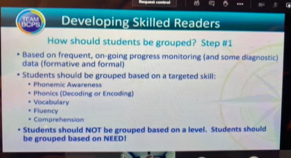 dyslexiasomd's tweet photo. What is #instructionalEquity? Grouping students based on targeted skill, ongoing progress monitoring #noLeveling Thank you —> @BCPS_Sup @MakedaScott6 @BaltCoPS 

@ehanford @right2readproj @reading_league @KSpitulnik @karenvaites @liv2learn @GeorgeArlotto @AIMtoLearn https://t.co/w25HsPylRm