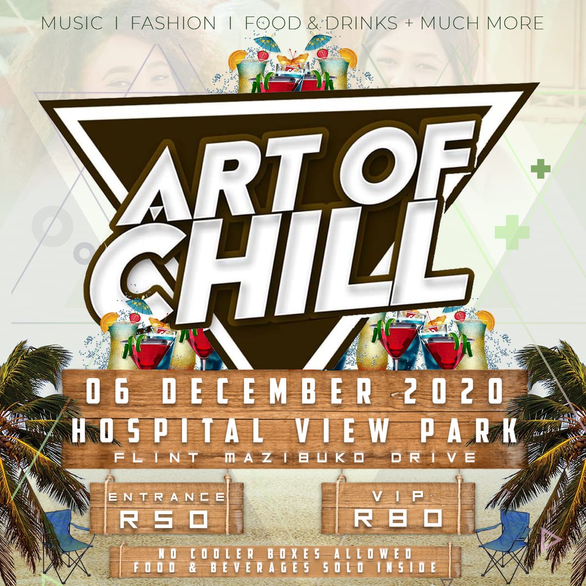 artofchillsa's tweet photo. Good Vibes And Good Energy Will Commence Yet Again On The 6th Of December At The Hospital View Park, Flint Mazibuko Drive In Hospital View Tembisa. We Got Something Special Planned Out For Y'all. Art Of Chill, You Home Of Future Beats And Mellow Sounds. 🌻🍃🌍 https://t.co/kT8RAUnjpw