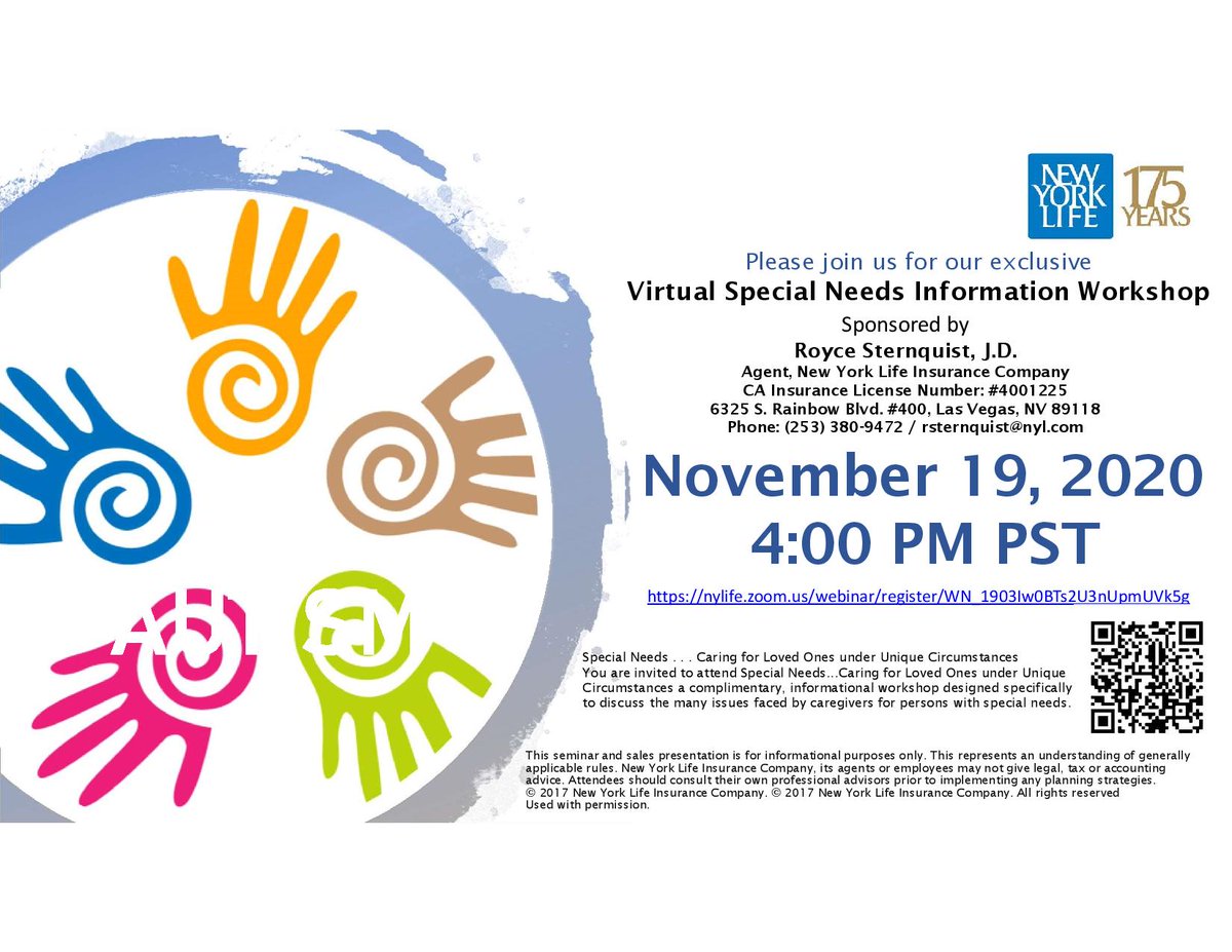 Ryderisms2's tweet photo. My husband is hosting a special needs planning session later this week. Great information. Click on the link to register. 

#specialneeds #specialneedsplanning #autism #Disability #disabilityawareness https://t.co/tiFVvcFS5H