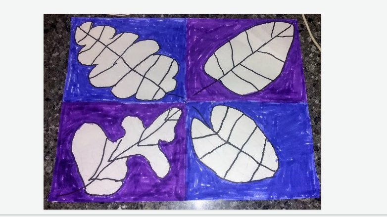 matney_art's tweet photo. I love the leaves this 1st Grader made. https://t.co/a9RgymGNjB