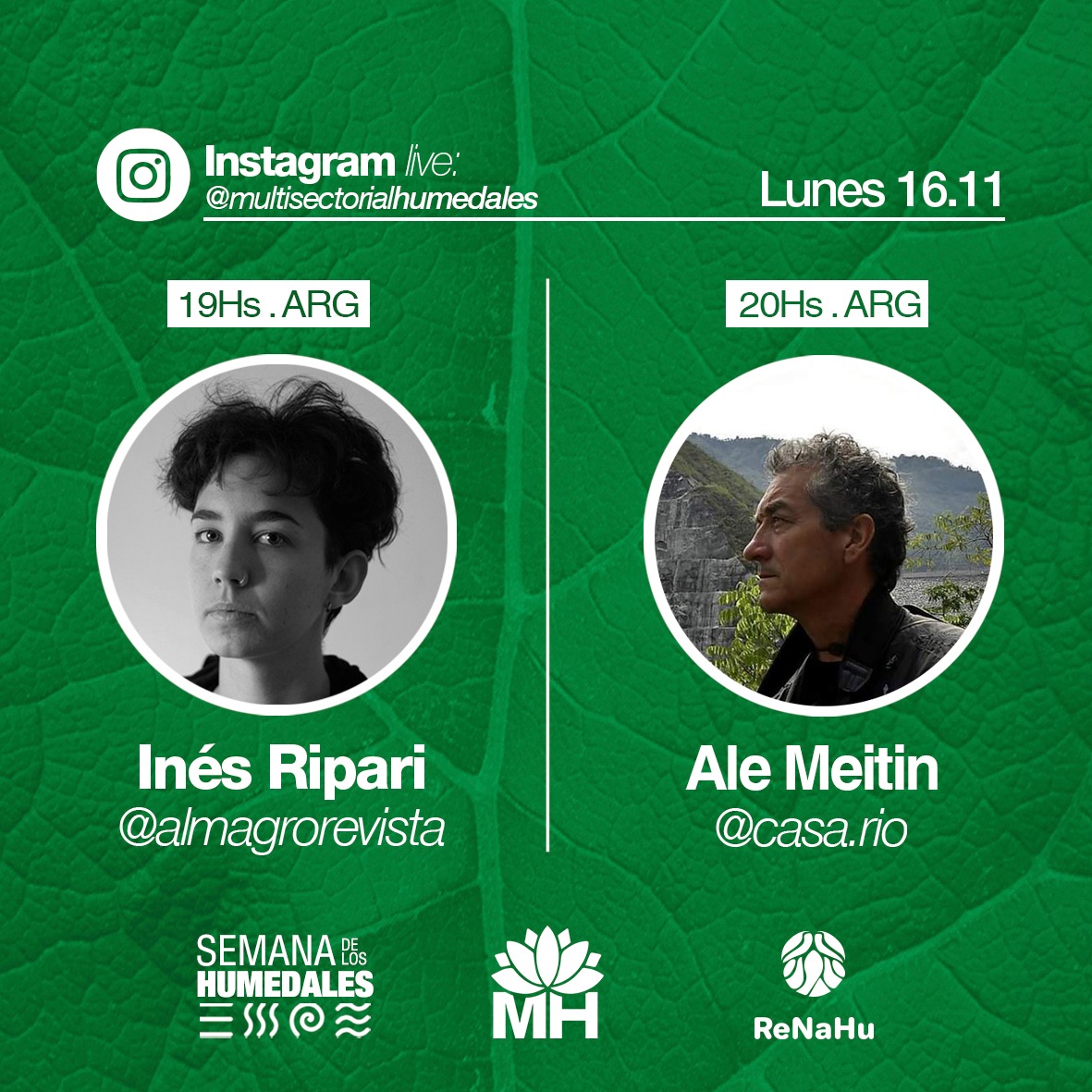 💬 MULTI CONVERSATORIOS

Hoy a las 19 hs charlamos en vivo con Inés Ripari de <a href="/almagro_revista/">Almagro Revista</a>, y a las 20 hs nos encontramos para hablar con Ale Meitin de Casa Río.

Podes verlo en vivo en 🤳🏽 instagram.com/multisectorial… o más tarde en nuestro Instagram TV 📺

#leydehumedalesya