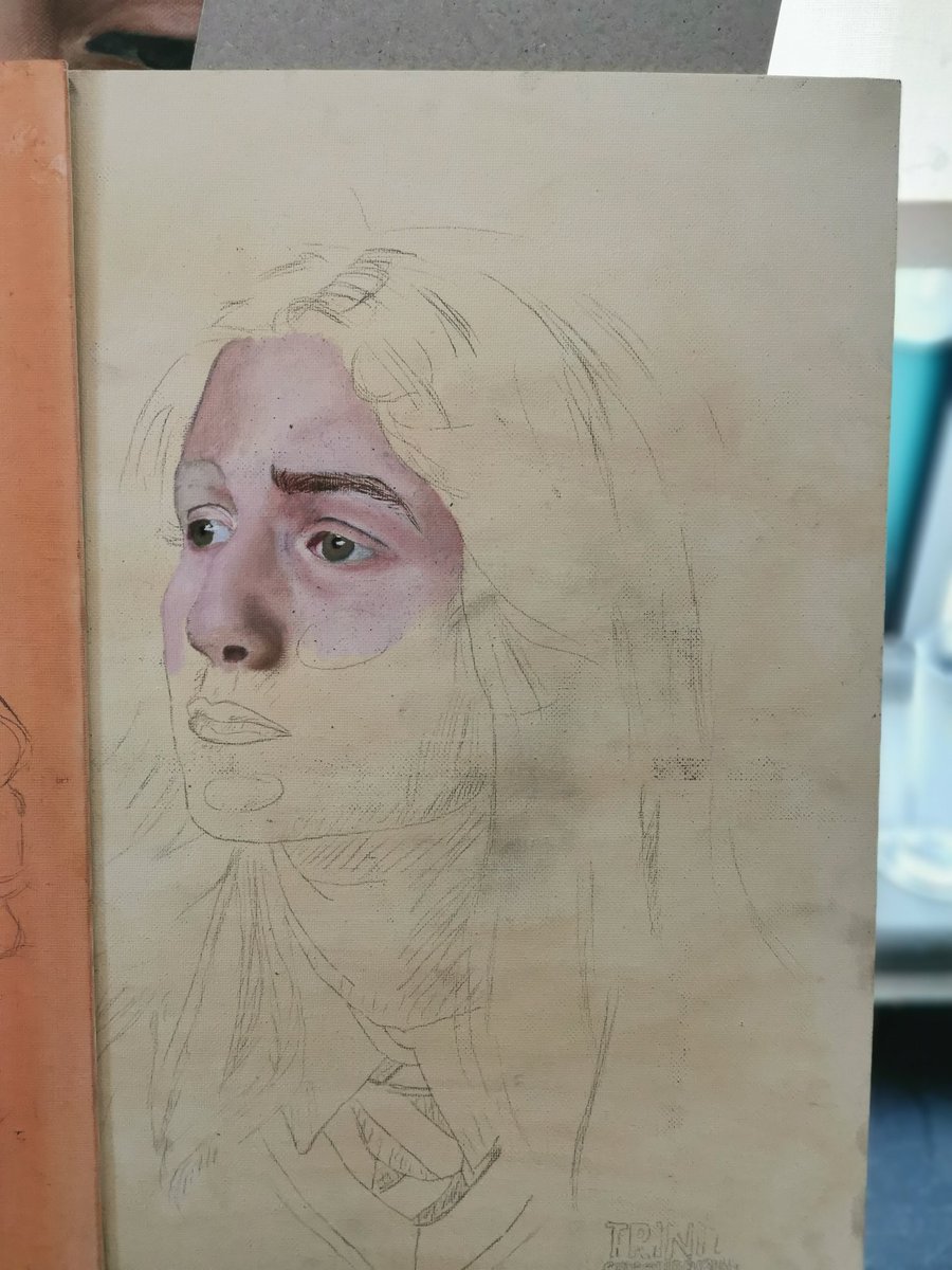 Even with such a strange year, our yr11s are doing brilliantly with their GCSE Fine Art.

Portrait study by Grace Benson 11ESC