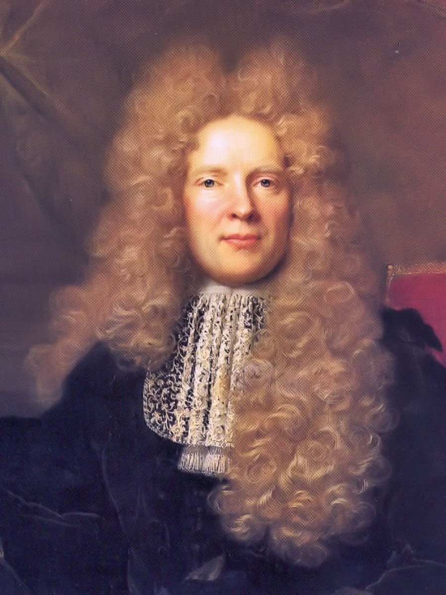 I mean look at this...In the 17th century, the progenitors of western culture wouldn't be caught dead without their detachable powdered bouffant mane!