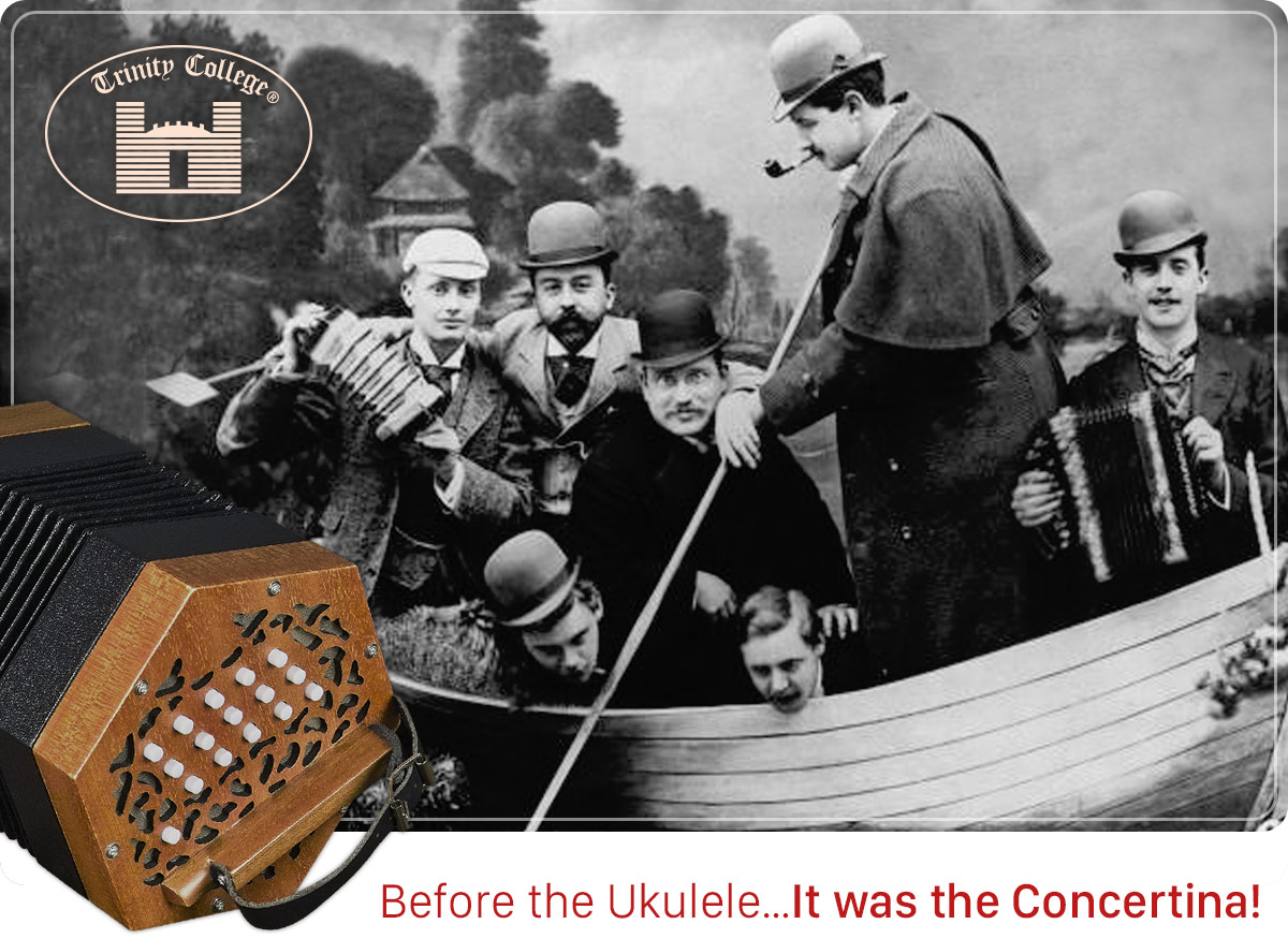 Lightweight, portable, and easy to play… the Concertina was one of the first instruments ever imported into the US for mass distribution in the late 1800s and is now more popular than ever…take a look at all of the Trinity models and find a dealer at sagamusic.com/?s=Trinity+Col…