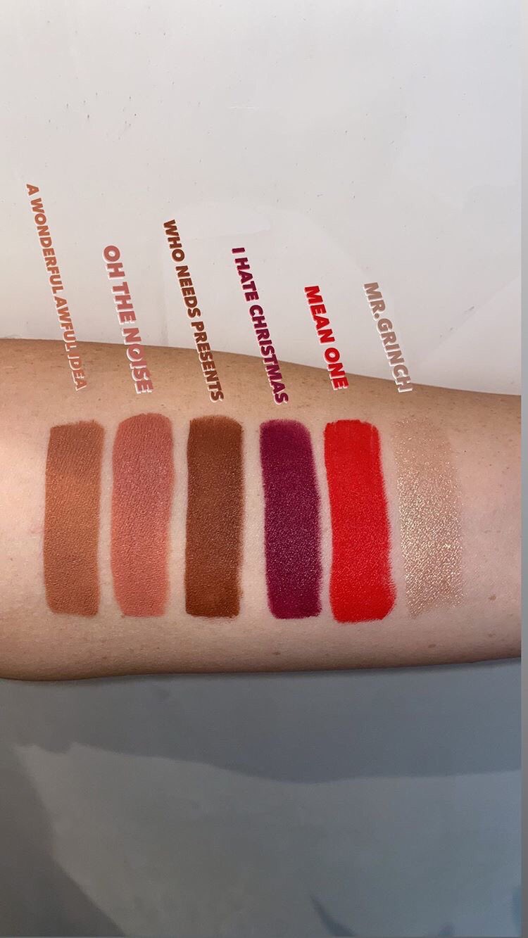 kylie grinch lipstick set