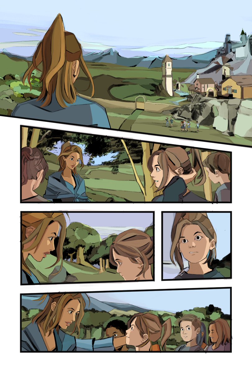 Let me draw more fantasy please. Especially YA ?

Some pages from a pitch I did with @jasonthinks over the summer. 