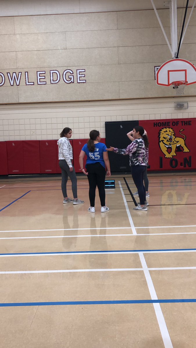Creating dances today in gym. It got way more exciting when the students got to choose their own songs and moves. I can’t wait to see these performances! #sixsquad