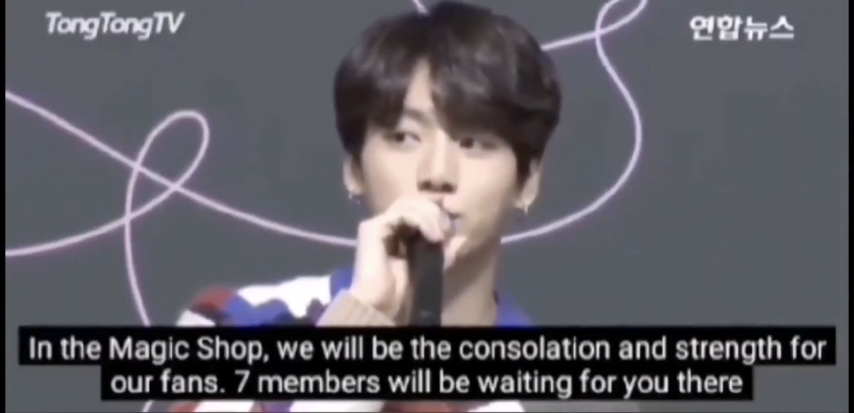 "When ARMY are tired, emotionally exhausted and having a rough time they can draw a door within their hearts and come inside... We are there. Its about letting ARMY know that we'll be there and be the strength for when they feel down."- Magic Shop