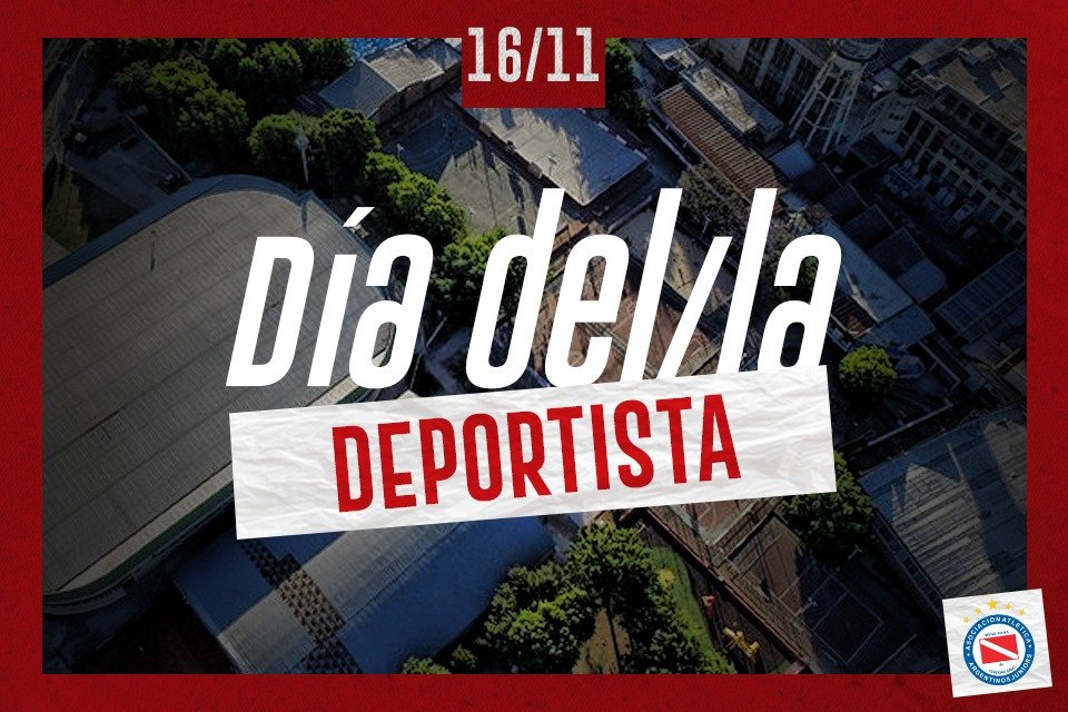 AAAJoficial's tweet photo. #AAAJ 🗓️ La A. A. Argentinos Juniors saluda a todas y todos los deportistas en su día, especialmente a quienes se desarrollan en las disciplinas de nuestra Institución. https://t.co/E1qeeLrItt