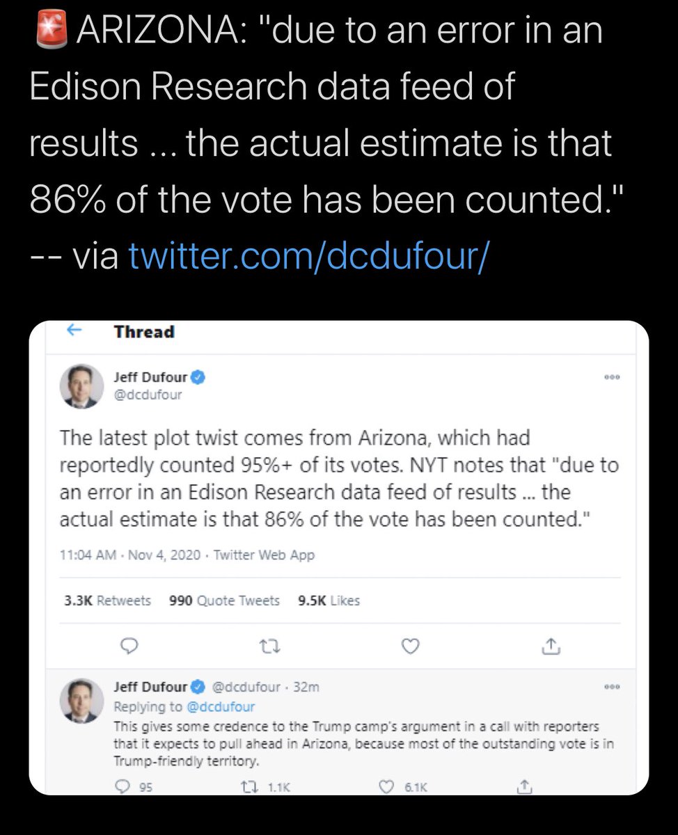 15/Here you can see the  #NYT &  #AP are merely REPEATING whatever Edison sends to them, PAID FOR by  #BillGates & Big Tech according to their own website! AP said the data was WRONG so I looked into Edison to find out who's behind it. KABOOOOM! Big Tech & GatesFoundation!