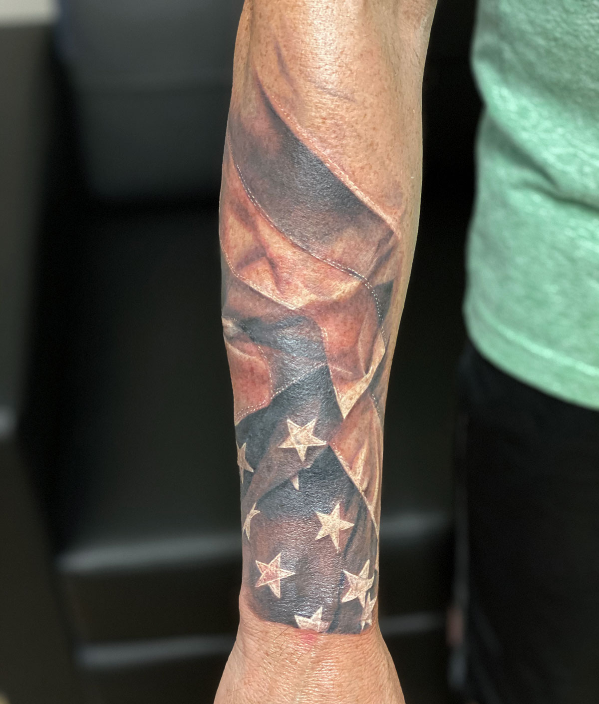 Top 30 American Flag Tattoo Design Ideas Sleeve Back Black And White   Saved Tattoo