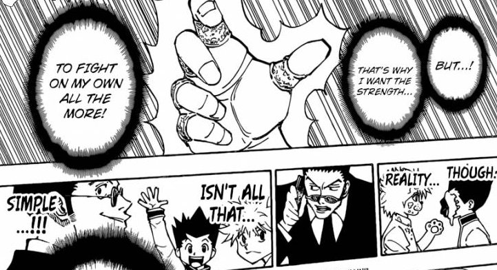 the fact that kurapika remembers the park moment first..... i cri.......................;______; 
