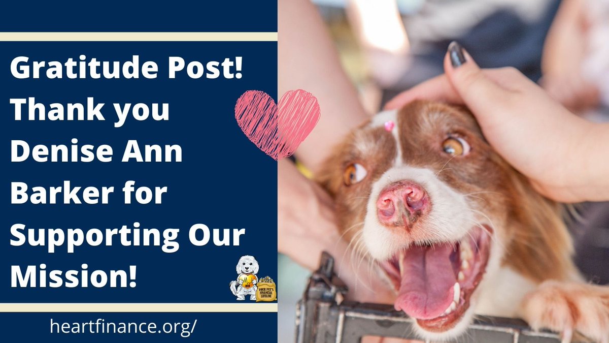 henry_caring's tweet photo. Big thank you to all of our donors, volunteers, supporters, and staff members. If you'd like to support our mission to help cash-strapped pet owners in IL, IN and WI, please visit https://t.co/GLXRrxYLMf. 

#heartfinance #petfinancialaid #petgrants #petaid #petassistance https://t.co/ilpUSZ3XuM