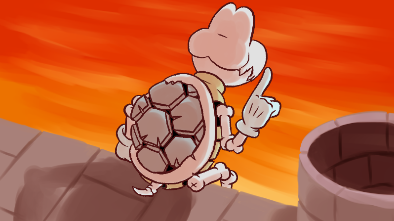 CastleDUSKULL's tweet photo. *Rattle* "Wait..."

#drybones #dry_bones #screenshotredraw #donkeykongcountry https://t.co/qVQoOniVdX