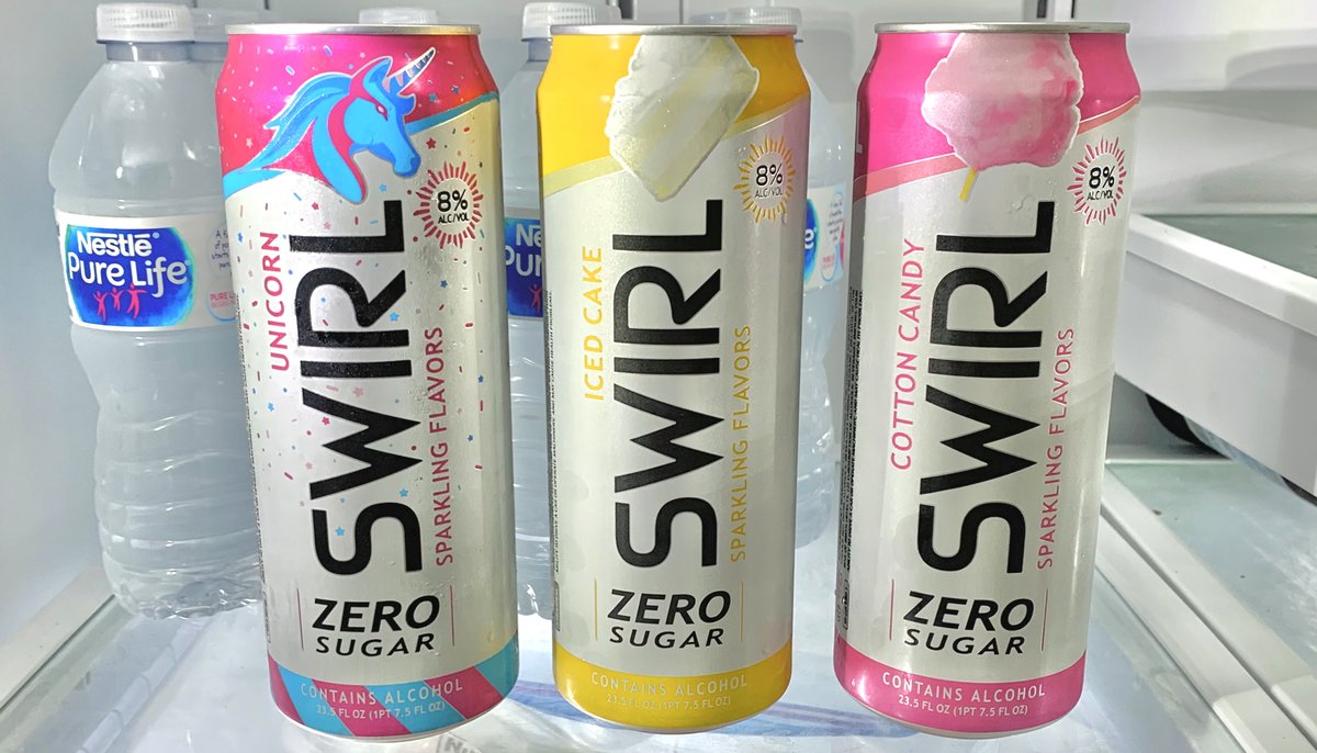 swirlbeverage's tweet photo. There’s always a reason to celebrate when there's Swirl in the fridge. ✨ @swirlbeverage ✨
#swirl #swirllife #celebrate #humpdayvibes #swirlbeverage #drinkswirl #swirlnation #humpday #enjoy #sparkling #flavors #new #weekendvibes #happy #cocktails #happyhour #swirllove https://t.co/M8AKdxPxiY