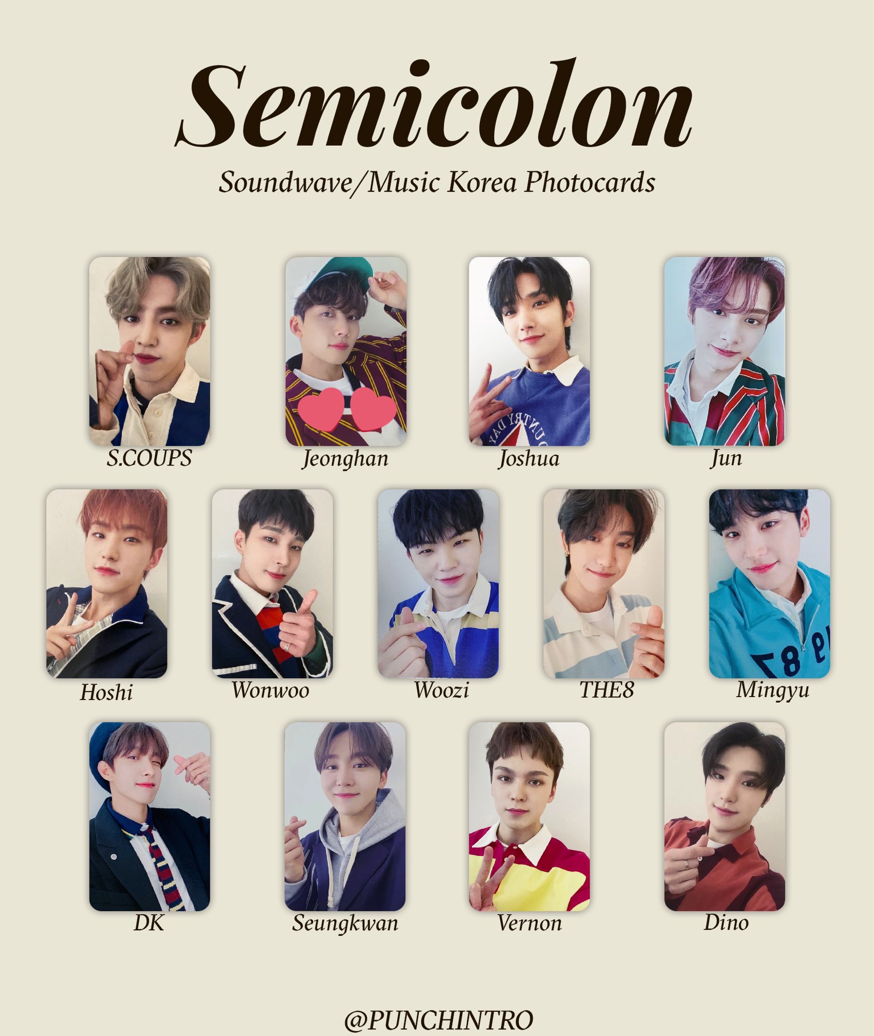 SEVENTEEN トレカ 15枚セット ジョンハン ホシ ミンハオ ジュン SEVENTEEN トレカ 15枚セット ジョンハン ホシ ミンハオ ジュン