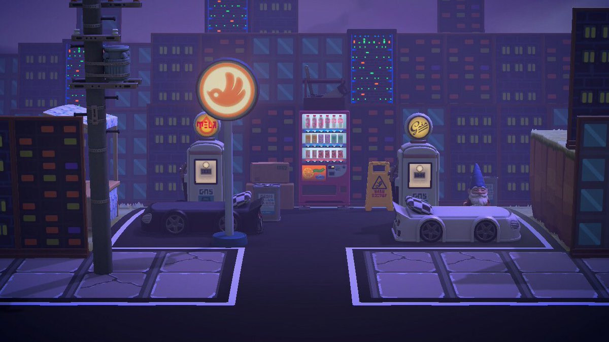 jade_acnh's tweet photo. Spooky gas station 👻 

#acnh #AnimalCrossingNewHorizons #acnhhalloween #ACNHDesigns #citycore https://t.co/HKW0jyXn7W