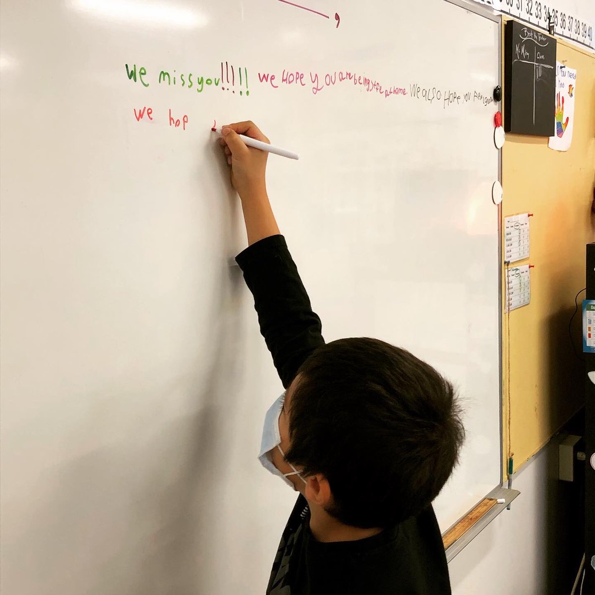LindsayMilroy's tweet photo. Room 10 wrote and delivered letters to our very missed classmates today! Hoping we can all be together soon!! @norquayschool1 @WinnipegSD #togetherapart https://t.co/bTCEXiqUmO