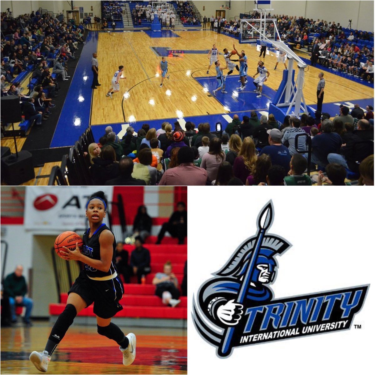 ExampleSports3's tweet photo. Congratulations to 2021 PG Samara Swire on receiving a Scholarship Offer from Trinity International University. #ExampleStrong #WeJustWorkHard https://t.co/o1FIqYiE4w