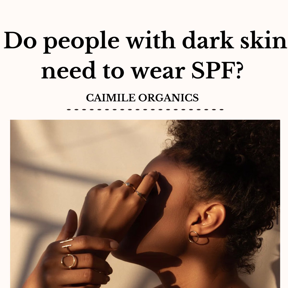 caimileorganics's tweet photo. You must wear SPF every single day. Prevent your skin from skin cancer, hyperpigmentation and premature ageing. 

We have put together a list of 6 sunscreens that don’t leave a white cast. 

Head to our bio to read the post.

Which sunscreens do you use? https://t.co/vwIfFtDLwZ