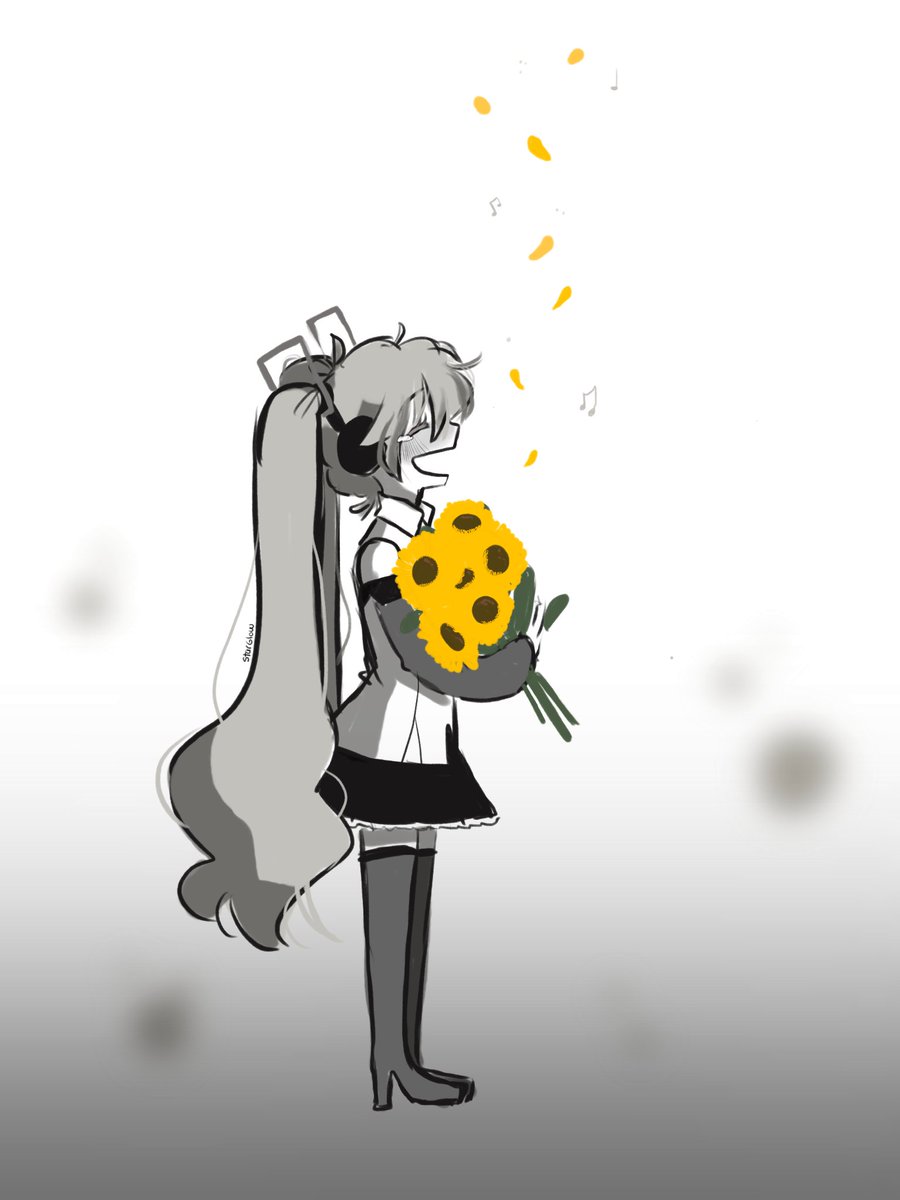 初音ミク 「Happy birthday Wowaka 」|StarGlow🌻@ LAYTON IS BACK☕のイラスト