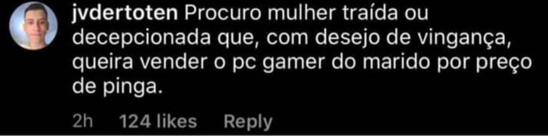 steammilgrau's tweet photo. É isso. Chama no privado. https://t.co/Osnj5FLbZw