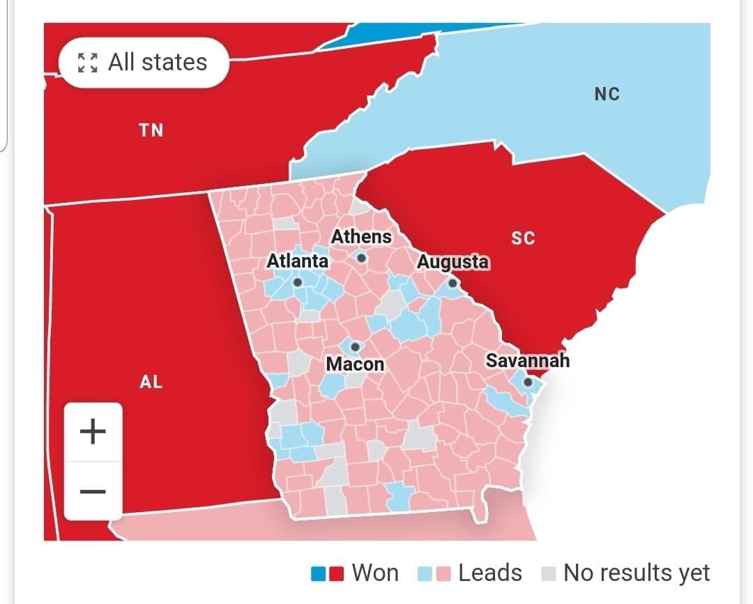SantoNina1's tweet photo. @KUNSWRLD You should do your research lol. Metro Atlanta is not the only county or area that voted blue! Put some respect on Augusta 😎💯 https://t.co/VHCb1tHDlV