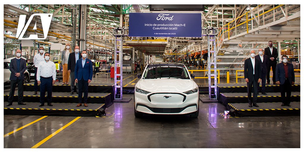 interautomotriz's tweet photo. ¡Arranca la producción!

#Ford inició la producción del Mach-E, primer SUV eléctrico que se fabrica en #México, en concreto en la planta de Cuatitlán, en esta planta se fabricaba el Fiesta del 2010-2019 y fue actualizada para el nuevo reto.

#Autos #Noticias @FordMX https://t.co/9jXOZWKDKq