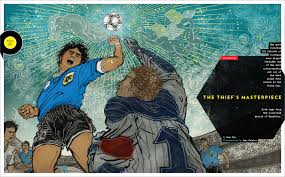 If you want to understand Trump declaring victory, it's important to understand this was pioneered in 1986 by Diego Maradona.Maradona realized that if he could get his teammates to celebrate his illegal  #HandOfGod world-cup goal, referees wouldn't have the "huevos" to undo it.