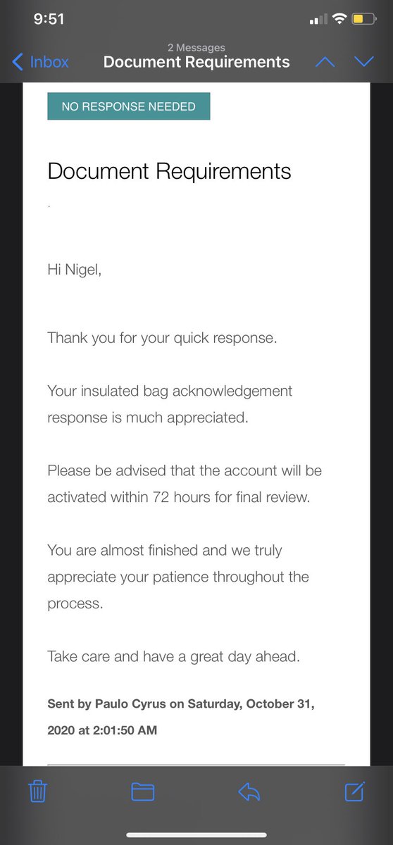 NigelGonz's tweet photo. @Uber_Support @UberEats : Can someone from the Uber eats team in Australia solve my god damm problem of account activation. 

In an email you said 72 hours and my account would be activated...it still isn’t activated...what more do I need to do? https://t.co/lZPyhtgg0G