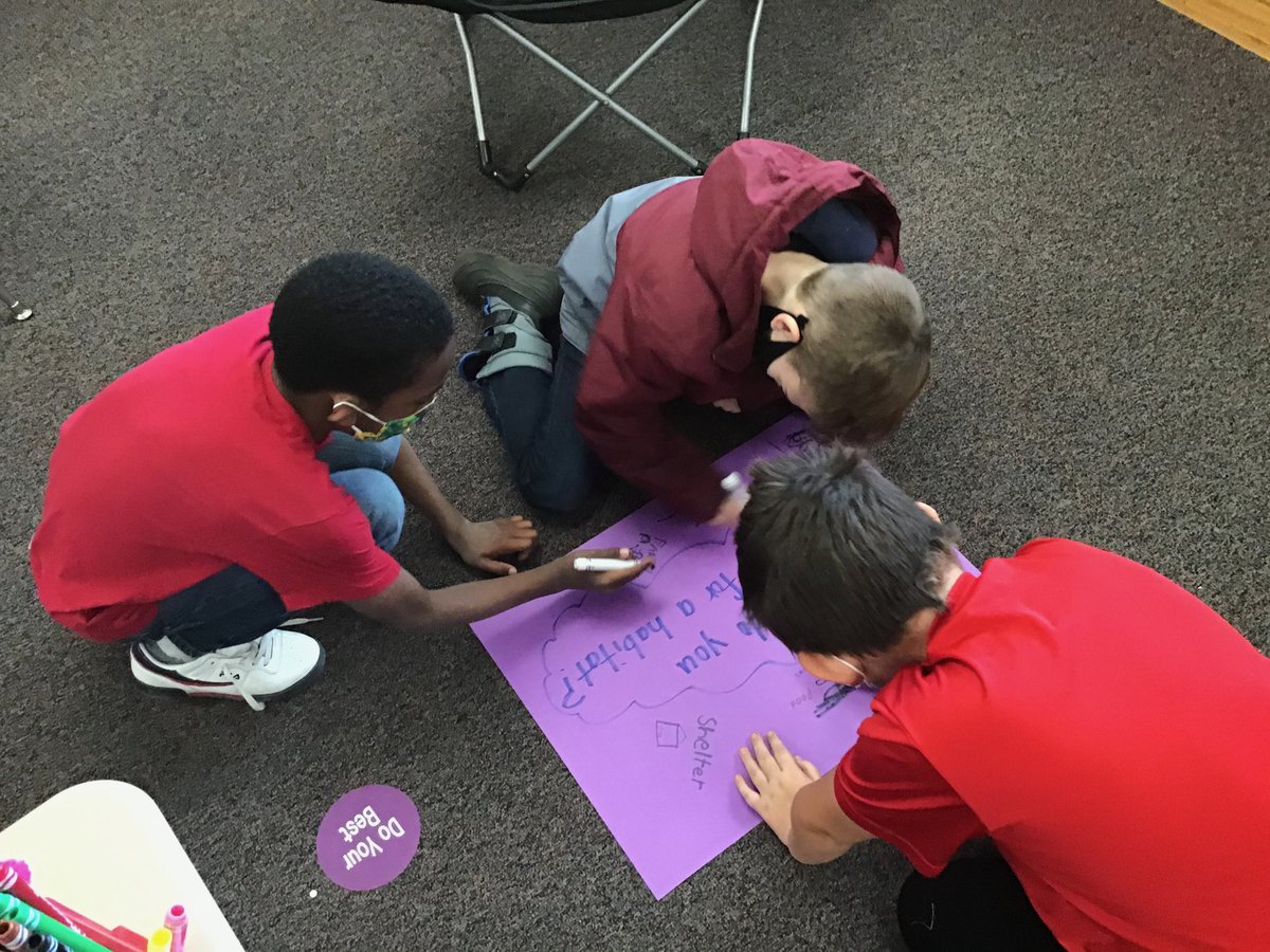 betterlearn2's tweet photo. Placemat strategy with Third Graders to kick off animal unit in Science!  "What do you need to know to build a habitat?" #BPSProjectStem #PeterSarpyBPSLovesSOS @DiscoveryEd @PeterSarpyElem https://t.co/IvaV4QaLkM