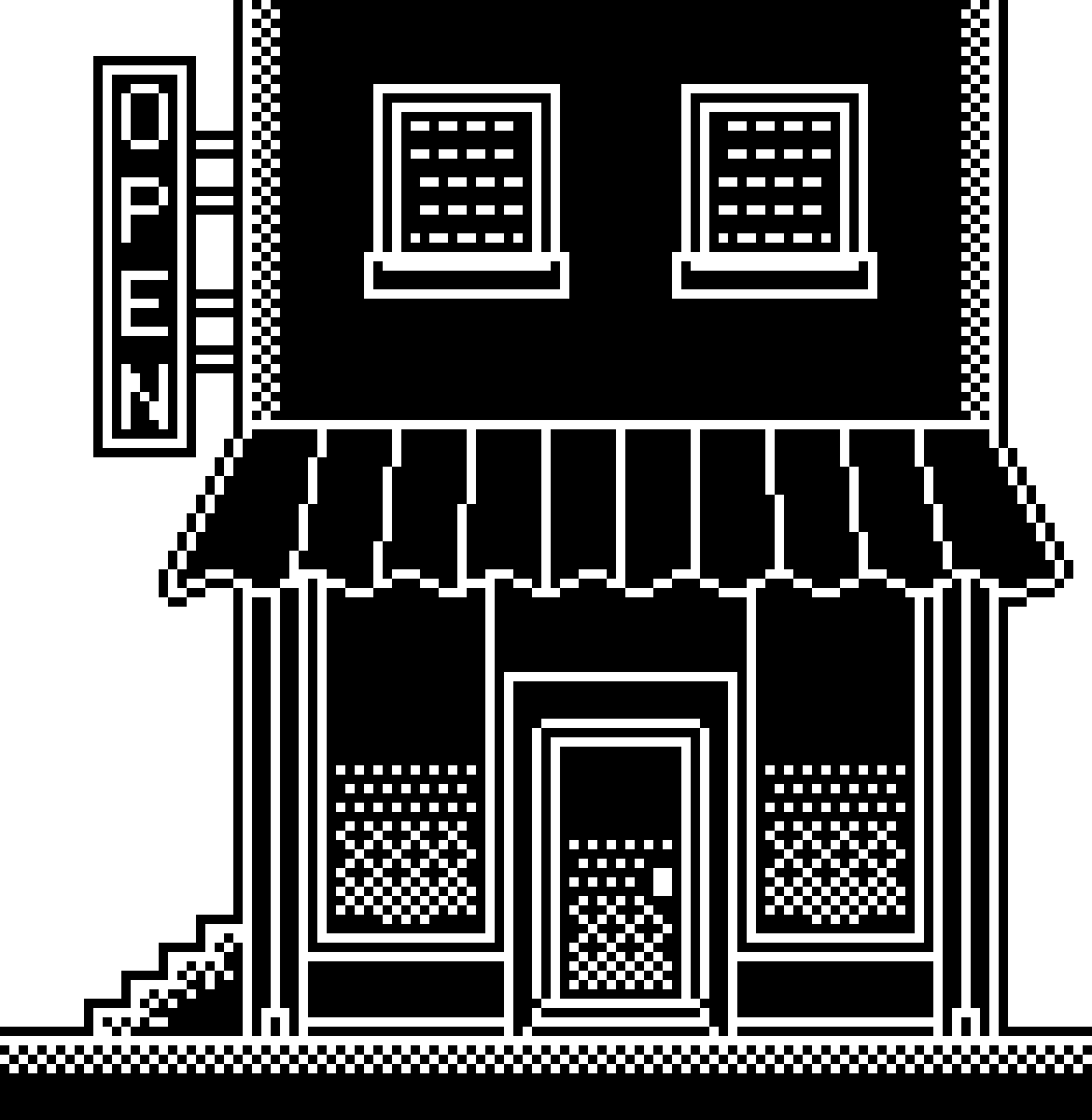 NoePxl's tweet photo. A small shop under a building

#Pixelart https://t.co/YskH2AgKiH