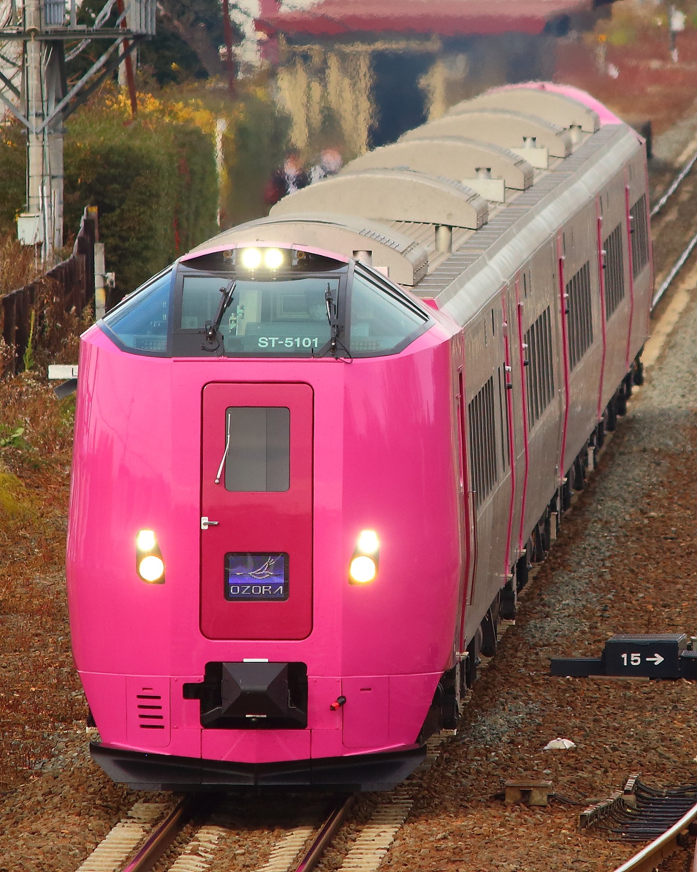 北海道の鉄道情報局 先週末は特急 おおぞら3号 と特急 おおぞら8号 にキハ261系5000番台はまなす編成が充当されました 先の網走方面と同様 釧路方面も今後しばらく入線予定がありません もしかしたら貴重な記録になったかもしれません ヘッド