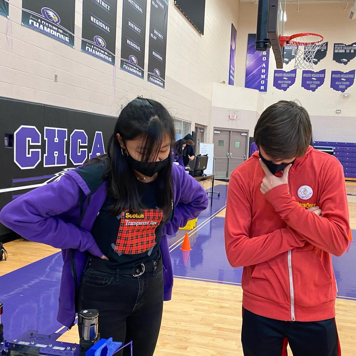 We had a great time getting to meet potential new team members at our robotics demo today! We can’t wait to kick off another awesome robotics season! #ftc <a href="/GoCHCA/">CinciHillsChristAcad</a>
