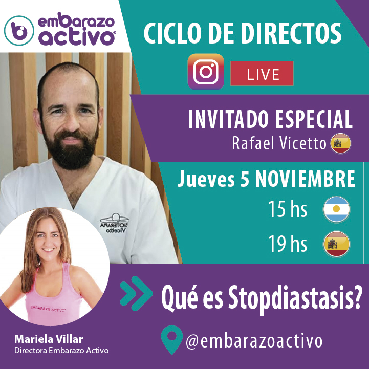 Embarazo Activo invita: Vivo 5 Noviembre  Rafael Vicetto

Qué es Stopdiastasis?

Hablaremos sobre qué es la diástasis abdominal, relación con el suelo pélvico y sus tratamientos, en especial el tratamiento Stopdiastasis.
<a href="/EMBARAZOACTIVO/">Embarazo Activo</a>