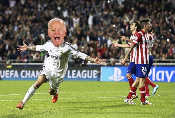 grantlittle09's tweet photo. Michigan takes... ITS A HEADER FROM JOE BIDEN! SENSATIONAL FINISH! https://t.co/px7Dp12ijN