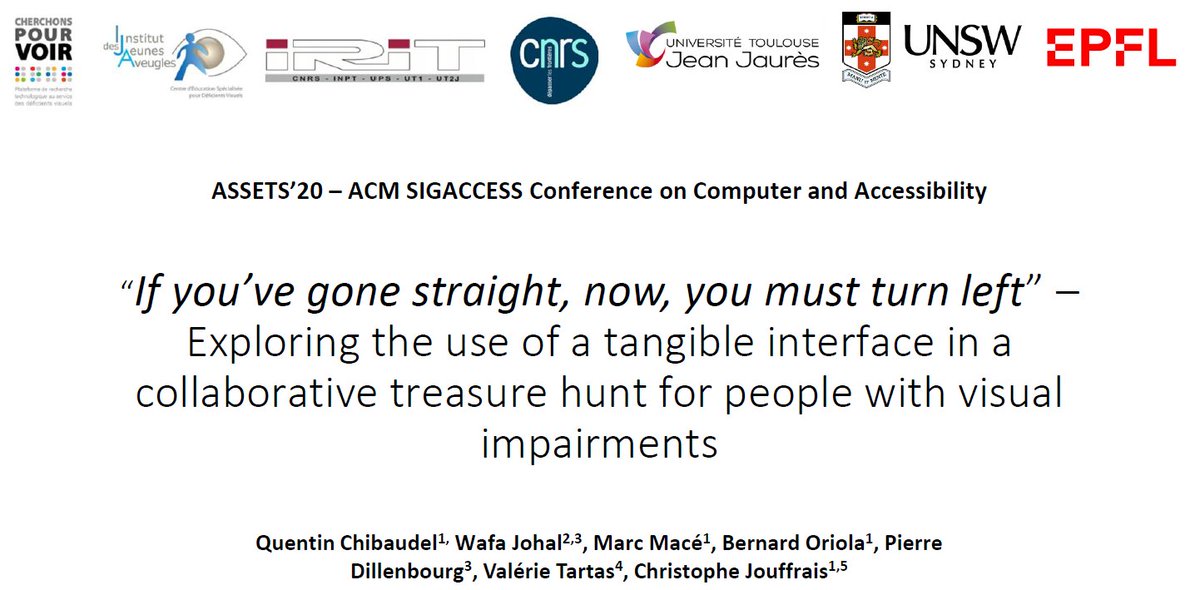 wafajohal's tweet photo. How could tangible robots help foster a playful collaboration between people with visual impairments? Our last paper presented last week at #ASSETS2020 @sigaccess https://t.co/1Vj00WaWdO https://t.co/tv5lfmhJ1W