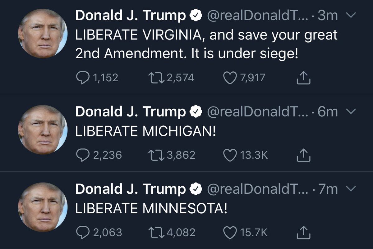 I'm pleased to inform you that Virginia, Michigan, and Minnesota have now all been liberated.
