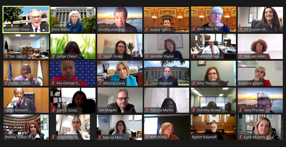 illinoiscourts's tweet photo. Access to Justice Listening Tour sessions were held virtually on October 22 and October 23 with judges, court staff, and justice partners of Cook County in attendance. https://t.co/YX7V10nf08 @ISBAlawyer https://t.co/m2ciaa7Fqu