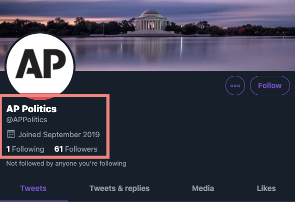 11. This is FALSE. It's a fake account!