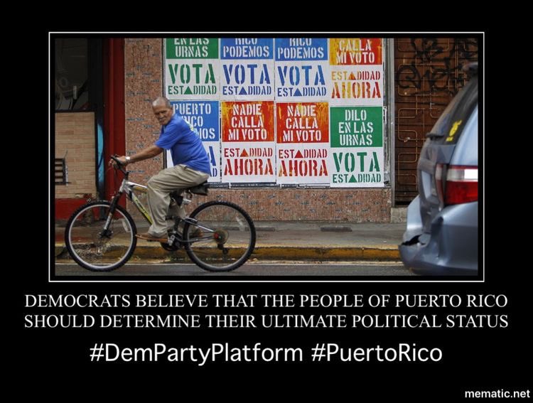 The people of Puerto Rico deserve self-determination on the issue of status. 2/10  #DemPartyPlatform  #PuertoRico