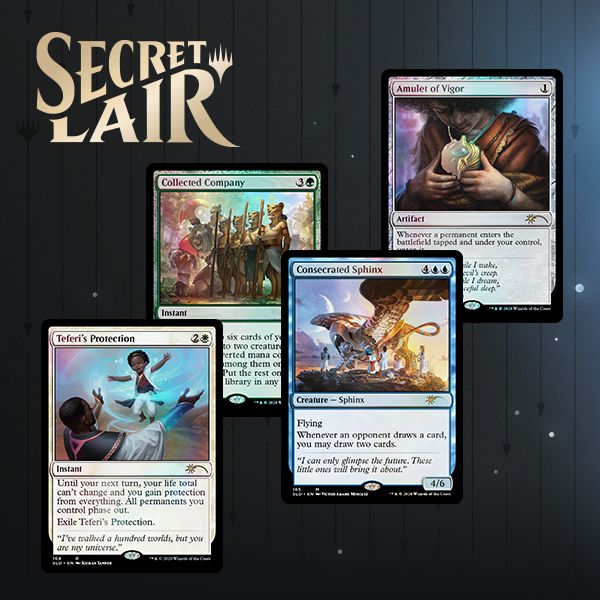 MTGSecretLair's tweet photo. Only two days until the Secret Lair: Extra Life 2020 drop becomes available for preorder! This drop contains powerful and beloved cards, each one celebrating children across the Multiverse. 

Head to https://t.co/a0WcxZVh7b to learn more! https://t.co/gvcT9AC5js