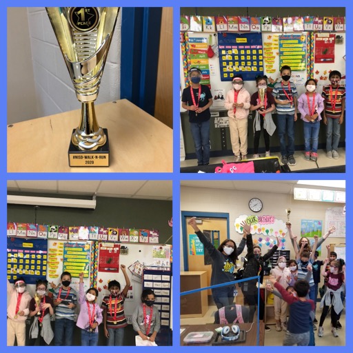 BonitaMartin20's tweet photo. Ellison Bees are SUPER EXCITED to say we took First Place in the WalkNRoll Challenge! Our Roxy won 1st place in the Elementary category for Elementary Students. Thank you, Special Olympics! We are Buzzin! #NISDSPOLYMPICS #NISDWALKNROLL #EllisonBees #NISDFamily #NISDELLISON https://t.co/mo4pDaI7dZ