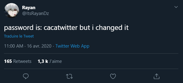 N'oublions pas ce classique lorsqu'il s'est fait hack
