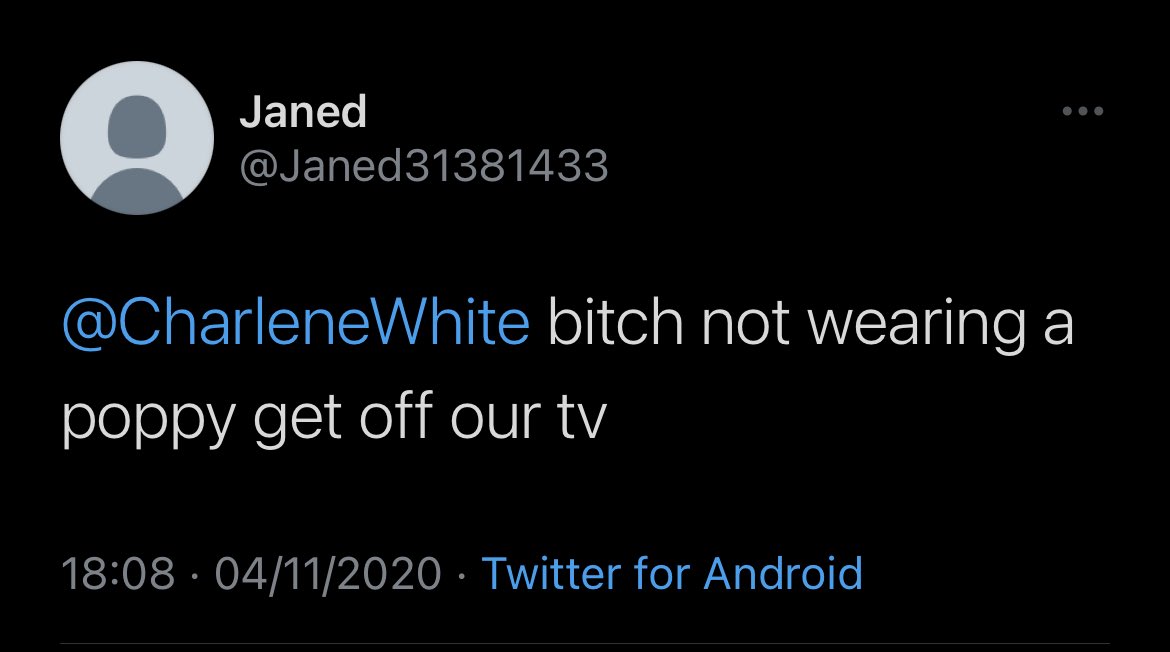 Charlene White tweet media